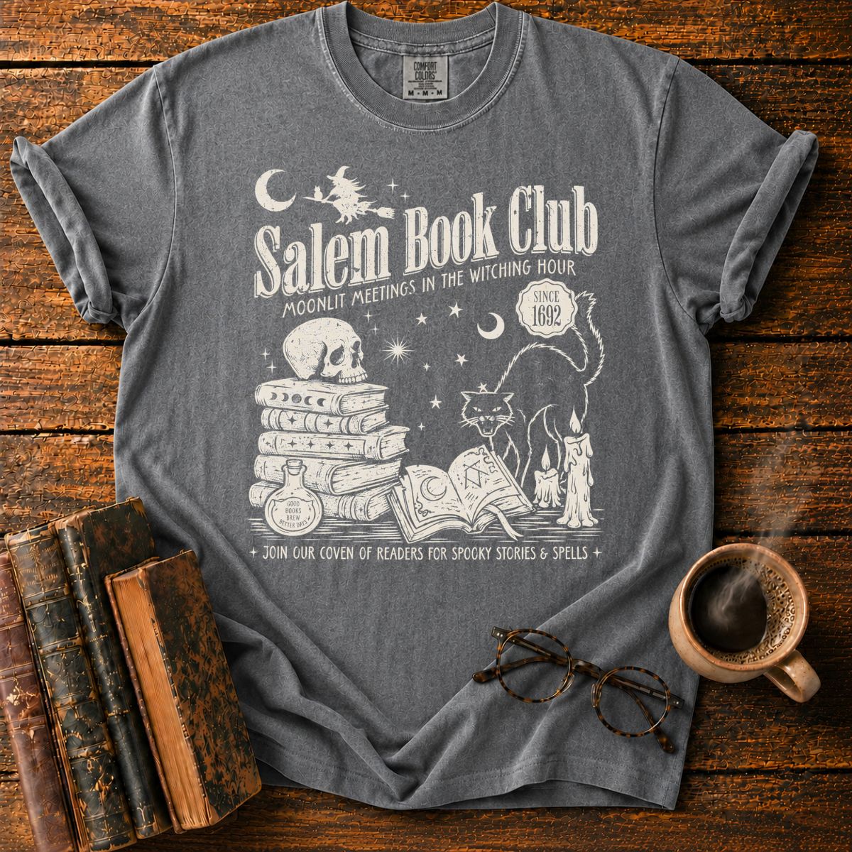 Salem Book Club Witchy T-Shirt