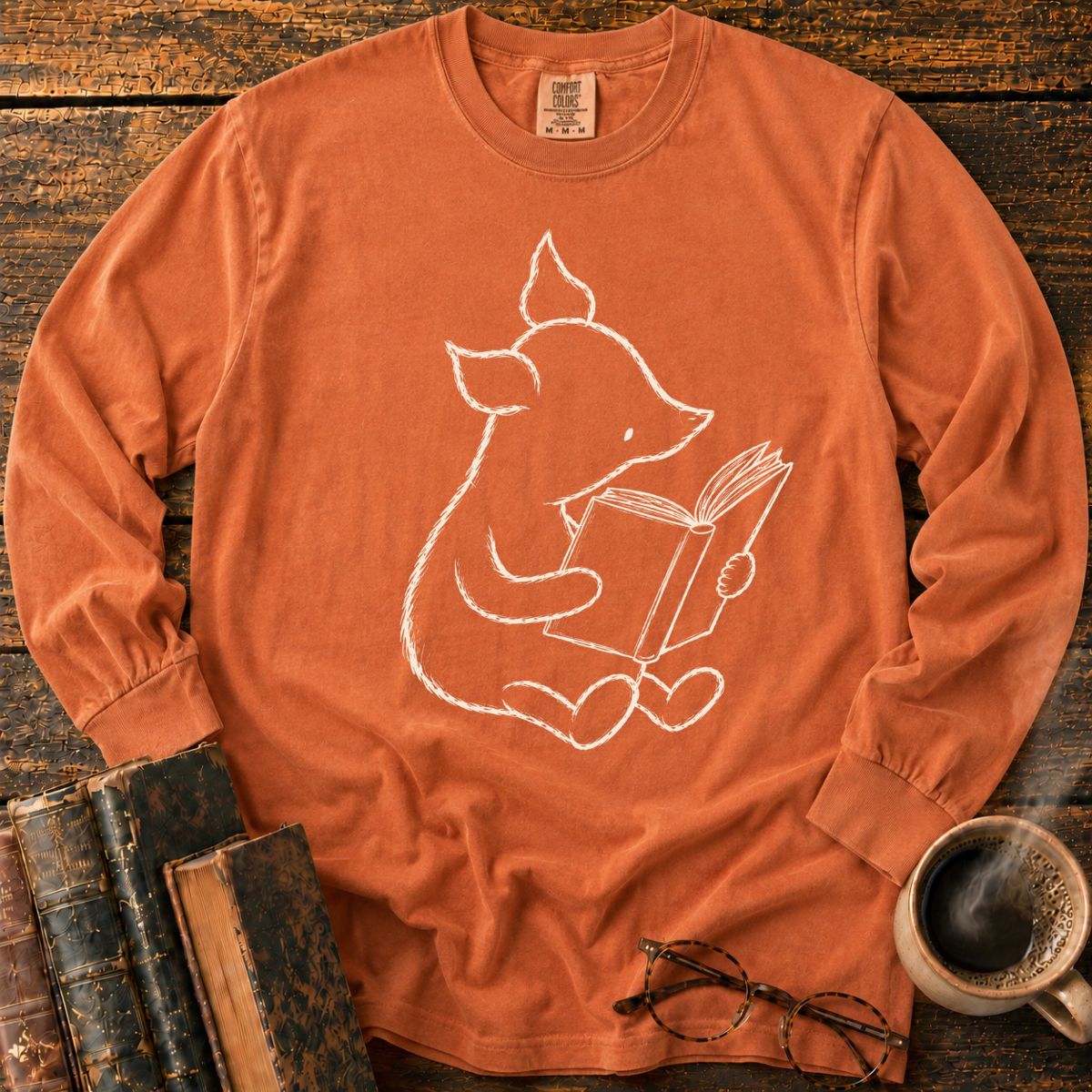 Pig 1928 Reading Book LS T-Shirt