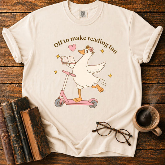 Off To Make Reading Fun T-Shirt