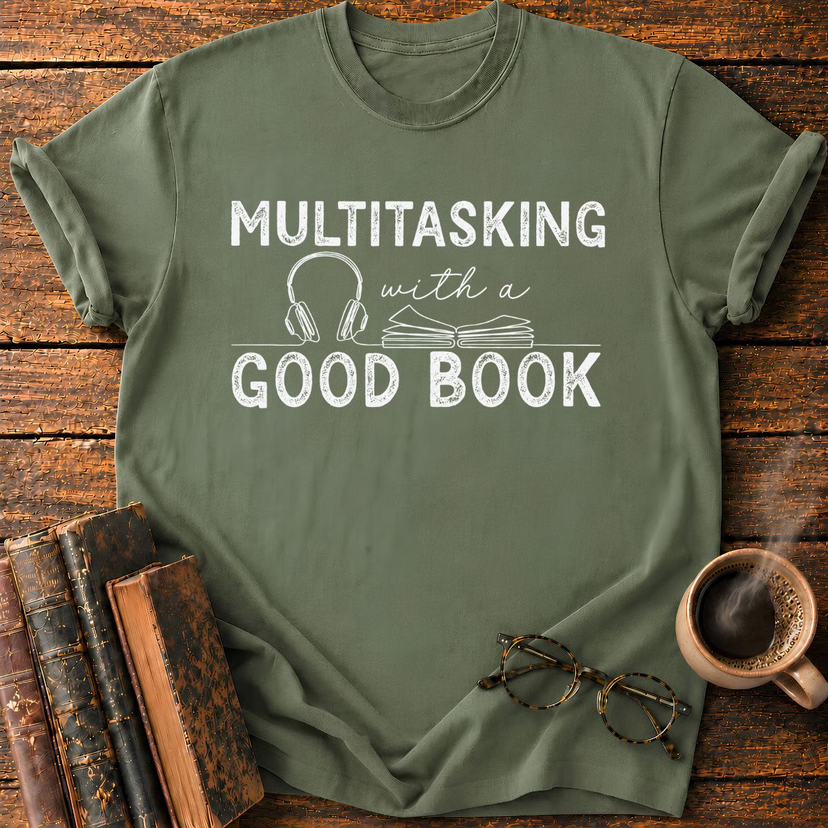 Audiobook Reading T-Shirt
