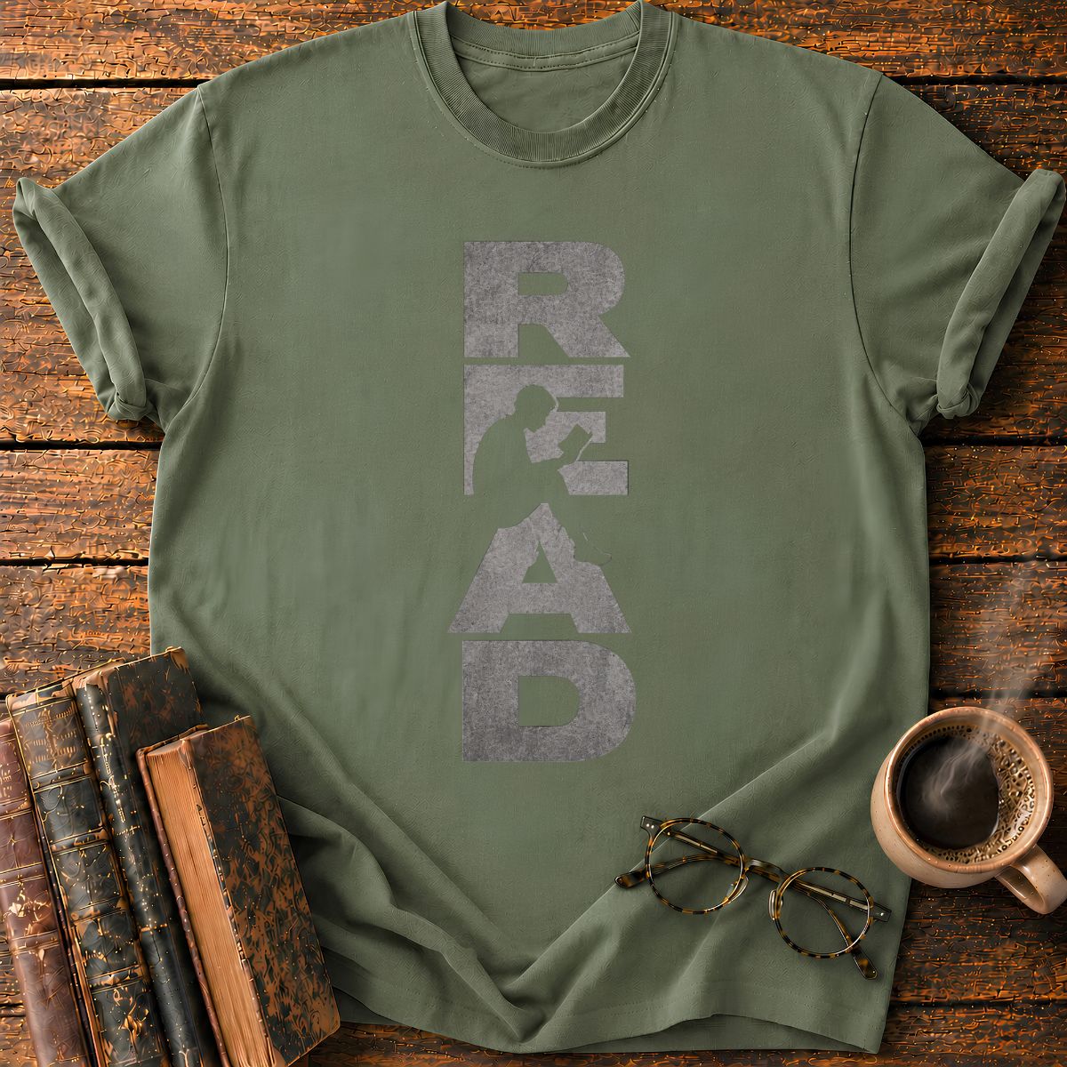 READ_ A Man in Letters T-Shirt