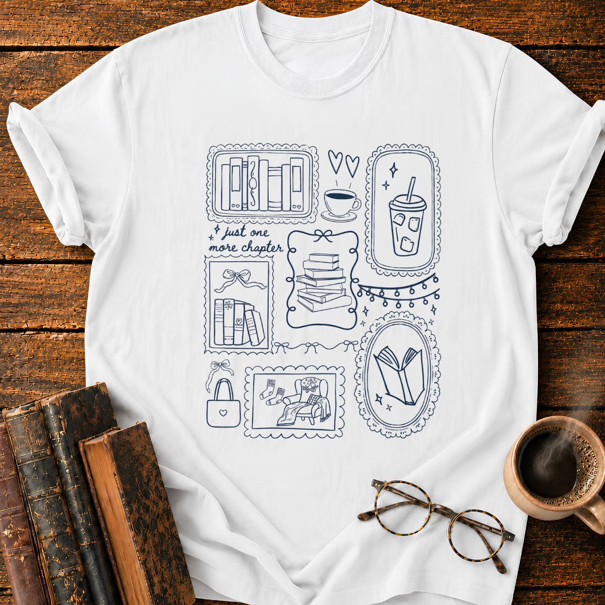Reading Vintage Stamp T-Shirt