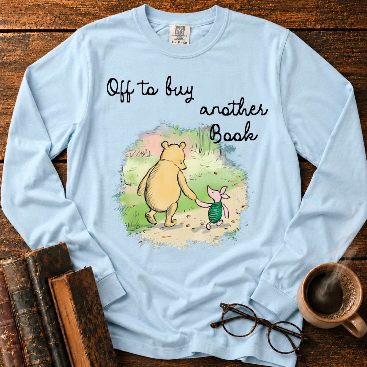 Off To Buy Another Book LS T-Shirt