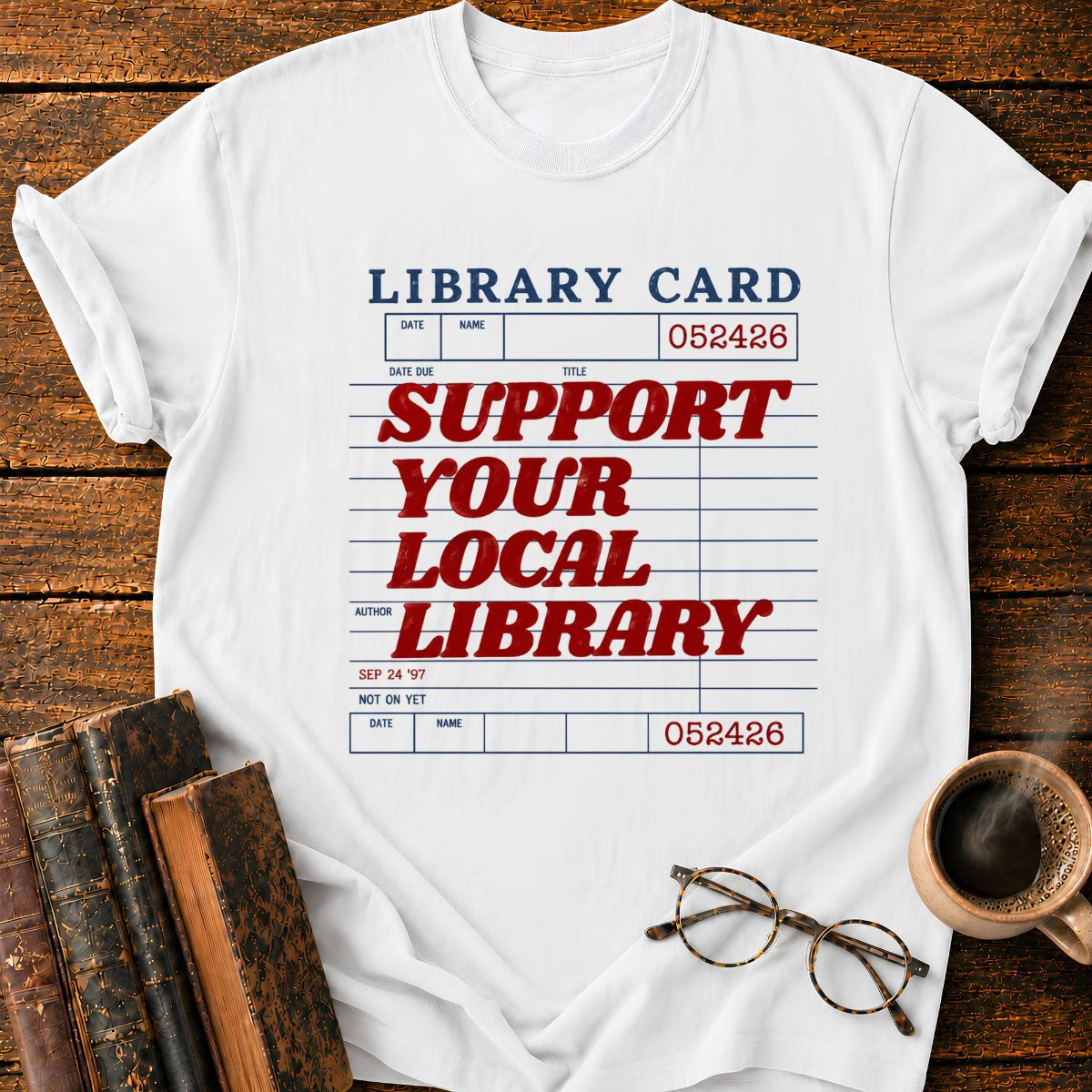 Library Card T-Shirt