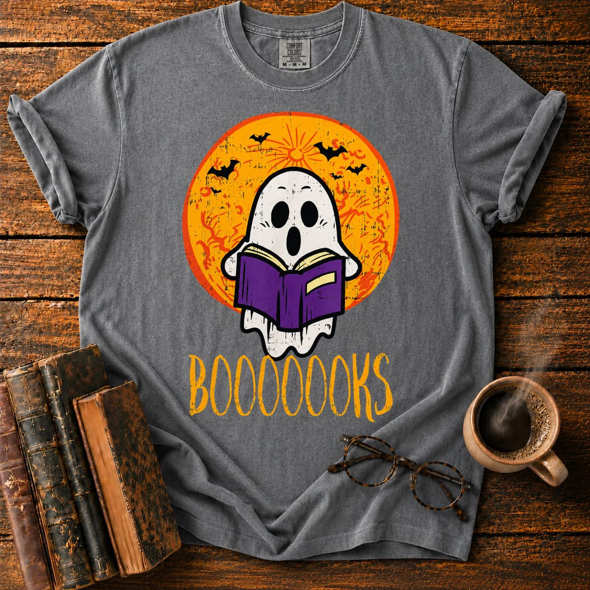 Ghostly Halloween Book Night T-Shirt