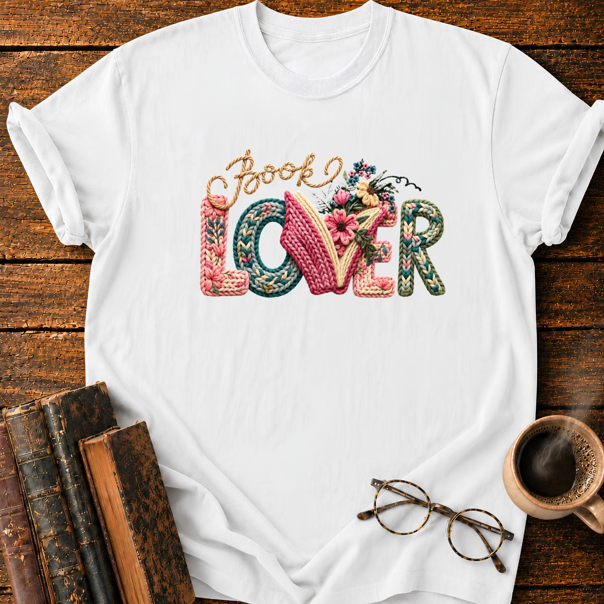 Book Lover in Bloom T-Shirt