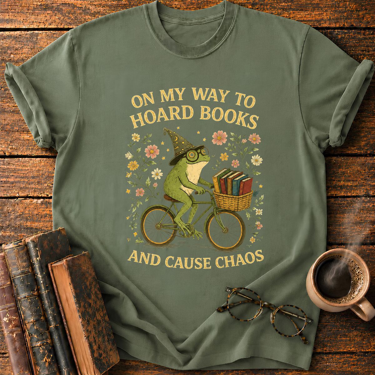 On My Way To Hoard Books T-Shirt