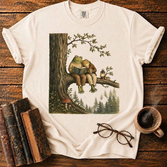 Frog Friends Reading Together T-Shirt