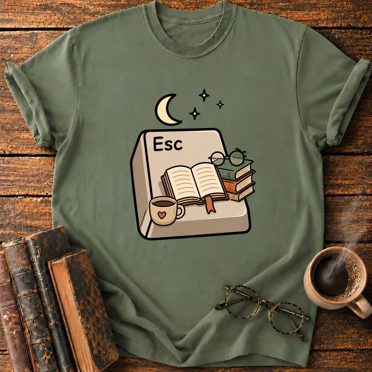 Cozy Escape Into Reading T-Shirt