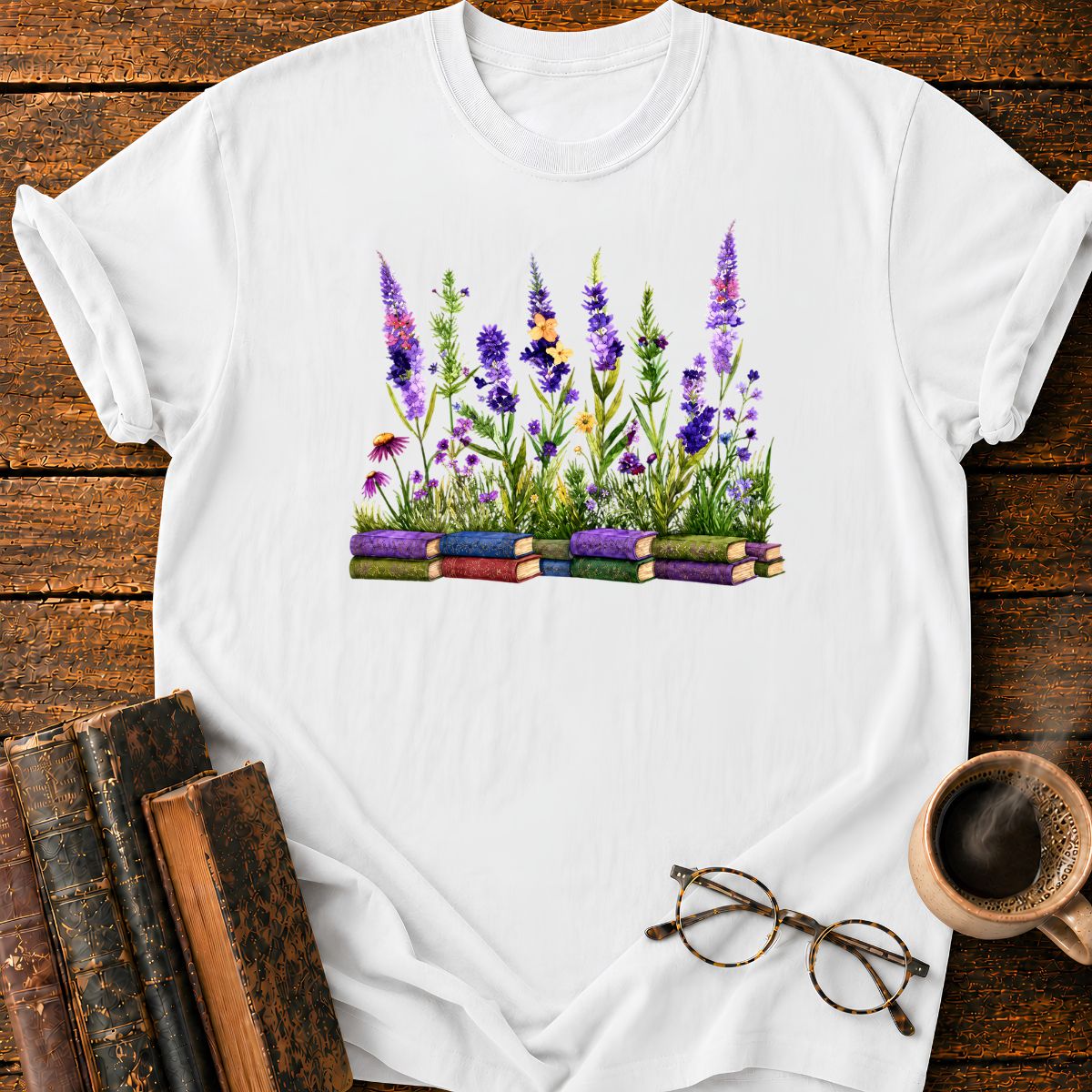 Lavender Library T-Shirt