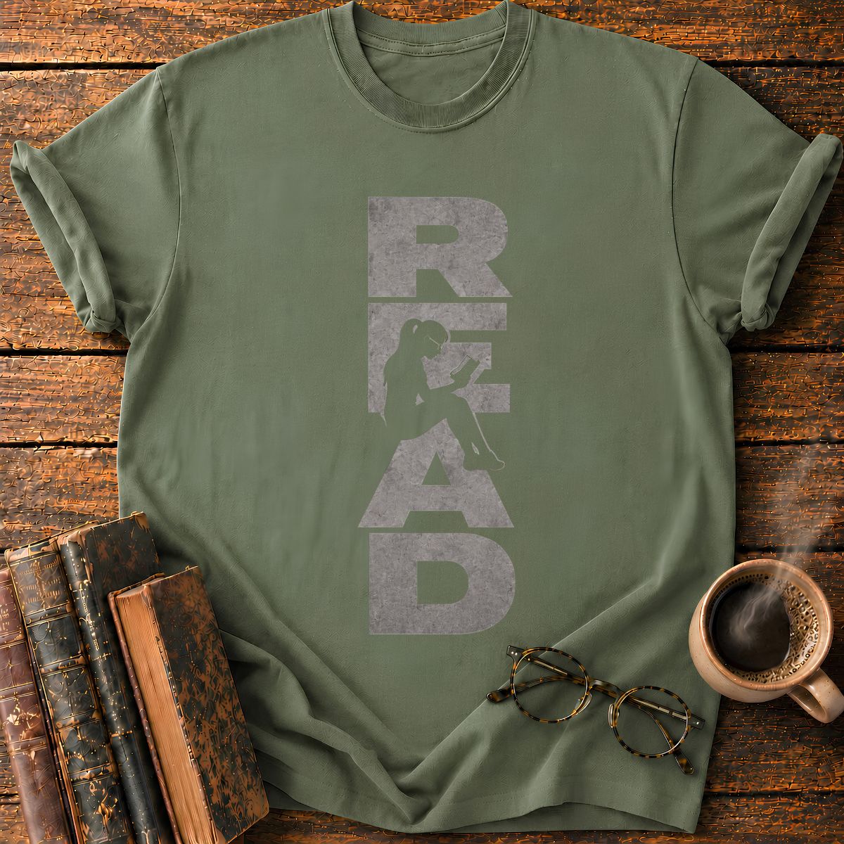 READ_ A Woman in Letters T-Shirt