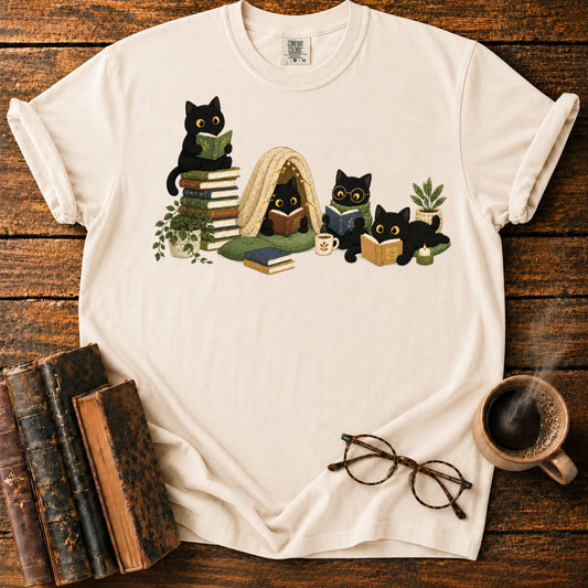 Cats & Books T-Shirt