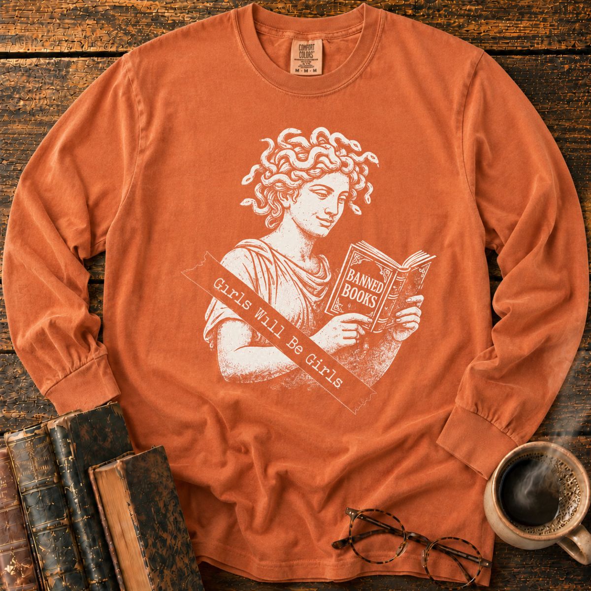 Marble Muse and Banned Books LS T-Shirt