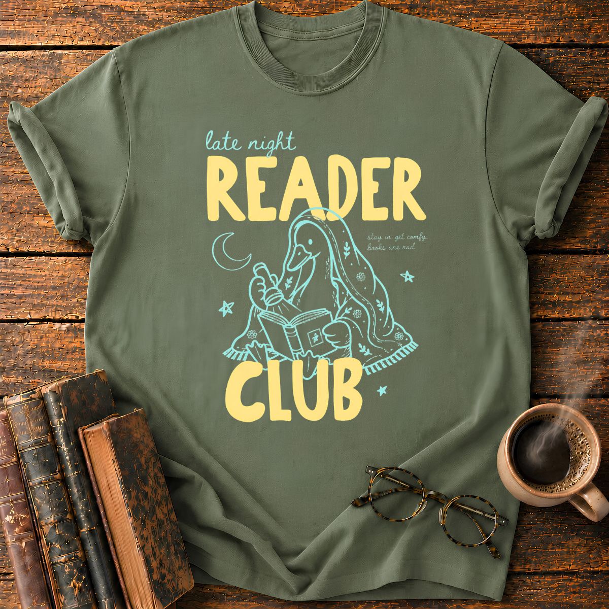 Late Night Reader Club T-Shirt