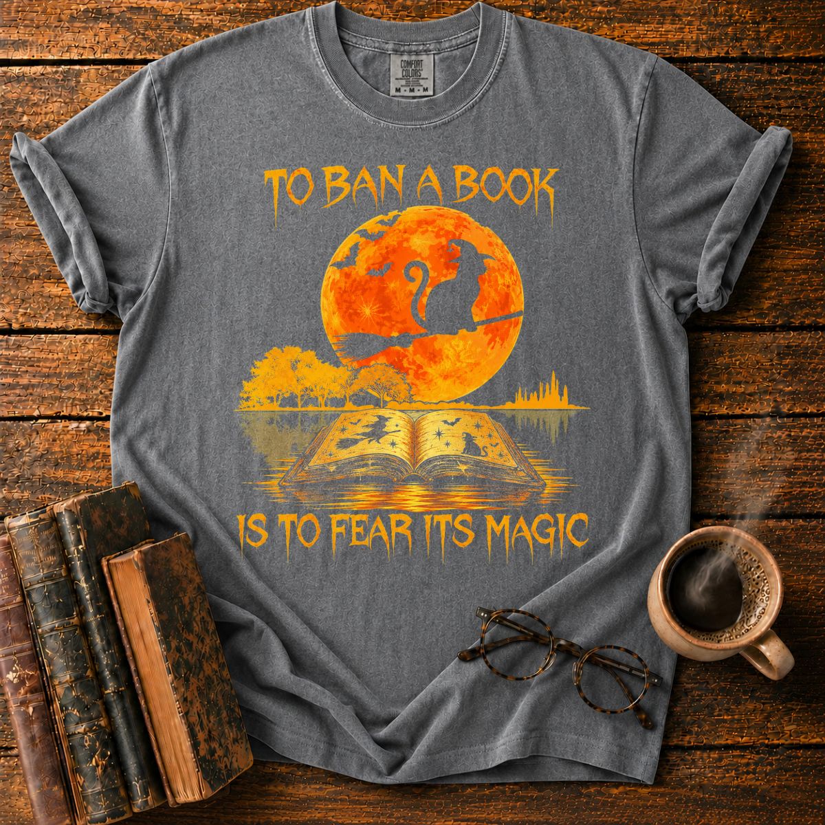 Witch's Book Beneath The Moon T-Shirt