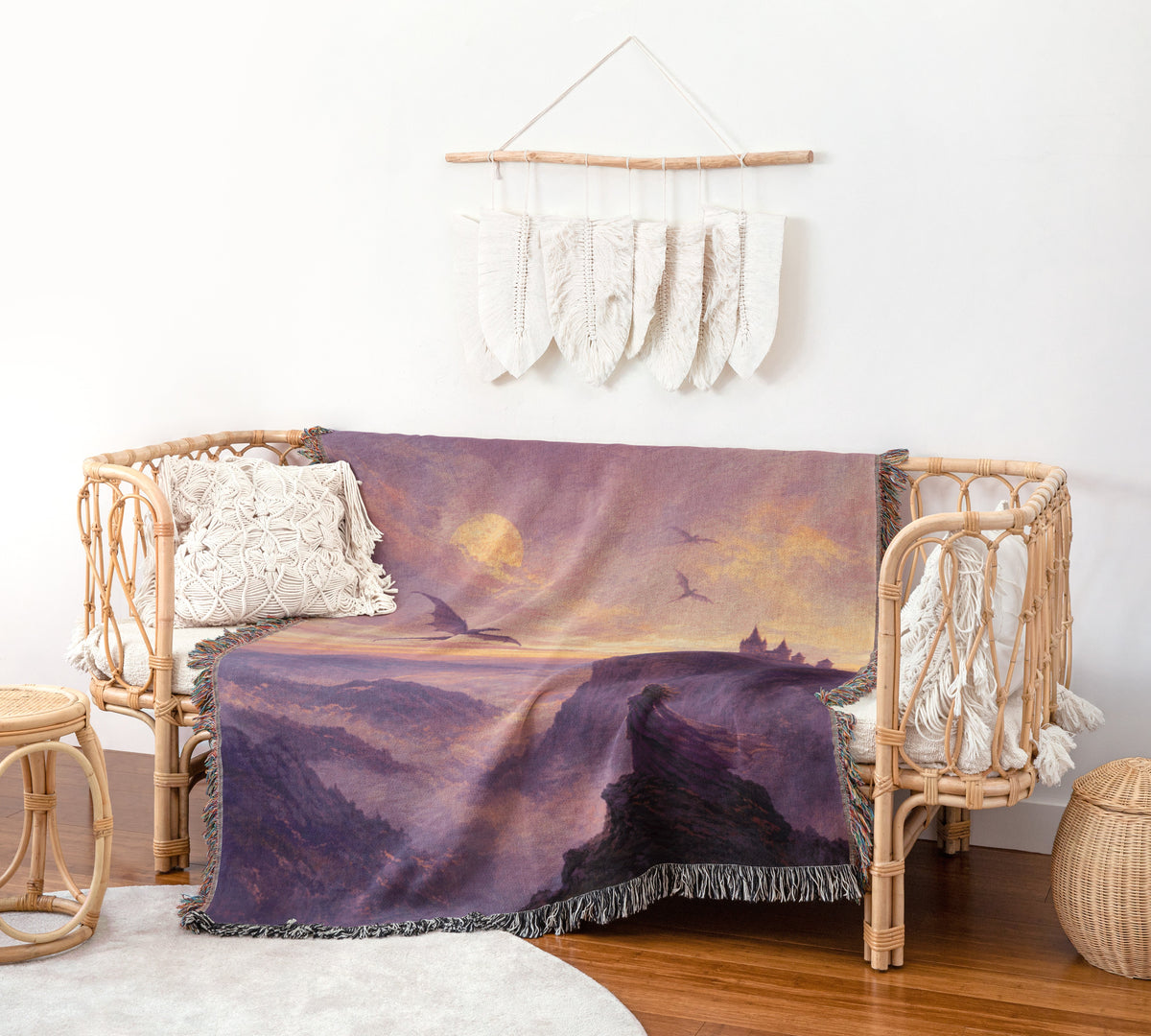 Twilight Flight Woven Throw Blanket