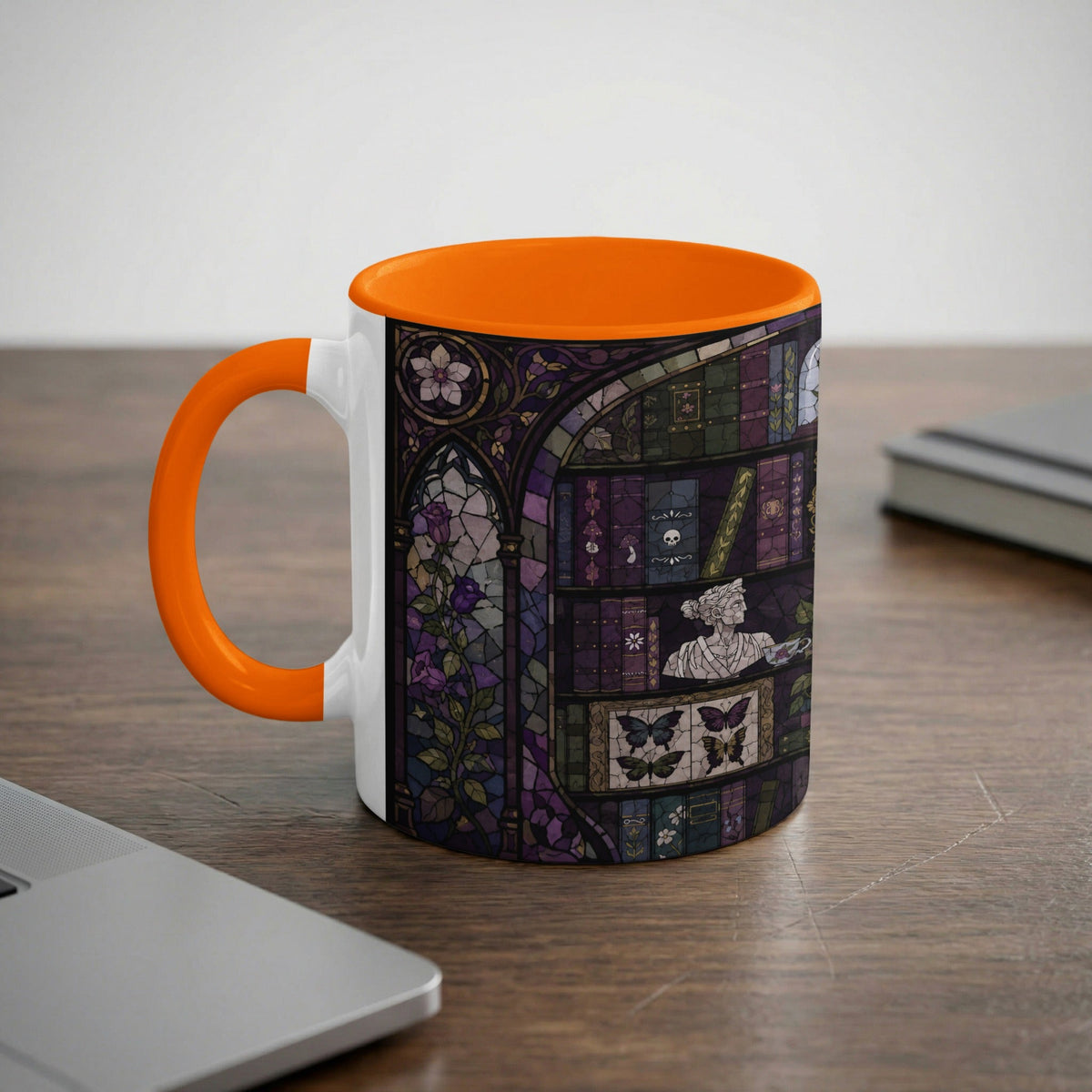 Enchanted Library Stained Glass Mug