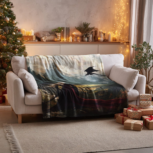 Abraxos & Manon Bookish Velveteen Plush Blanket