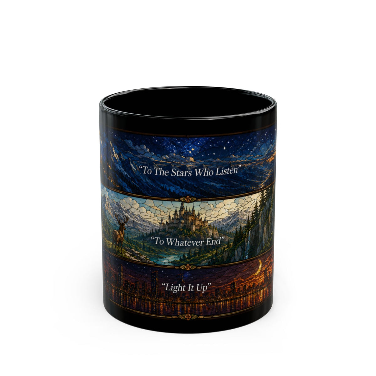Stained Glass Maas Realms Mug