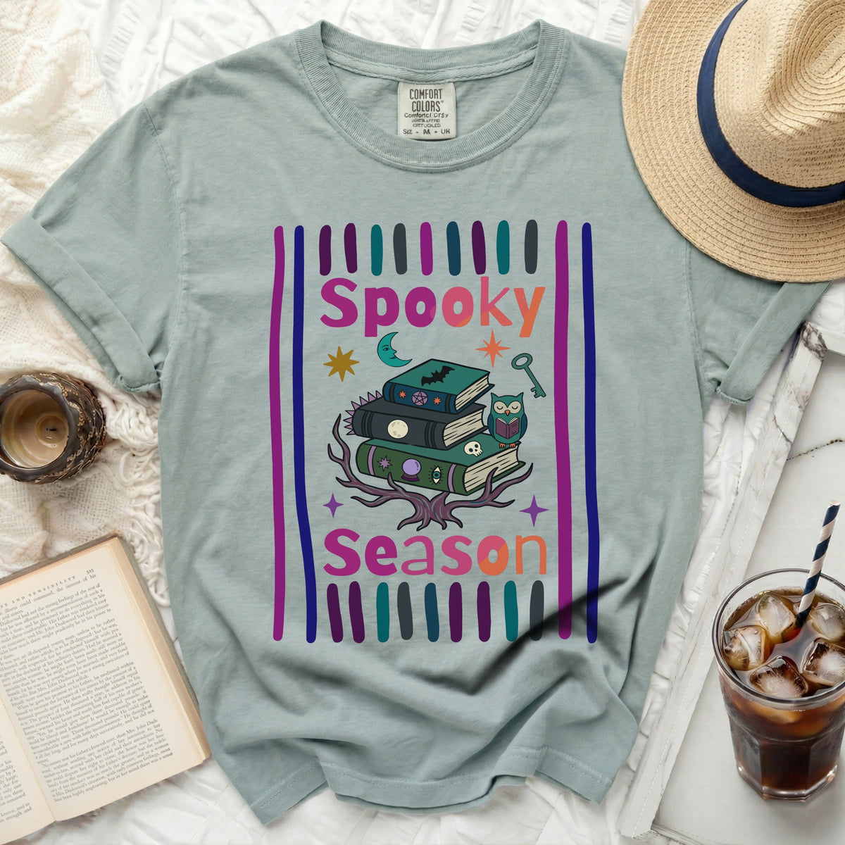 Spooky Season Books Arcane Tee