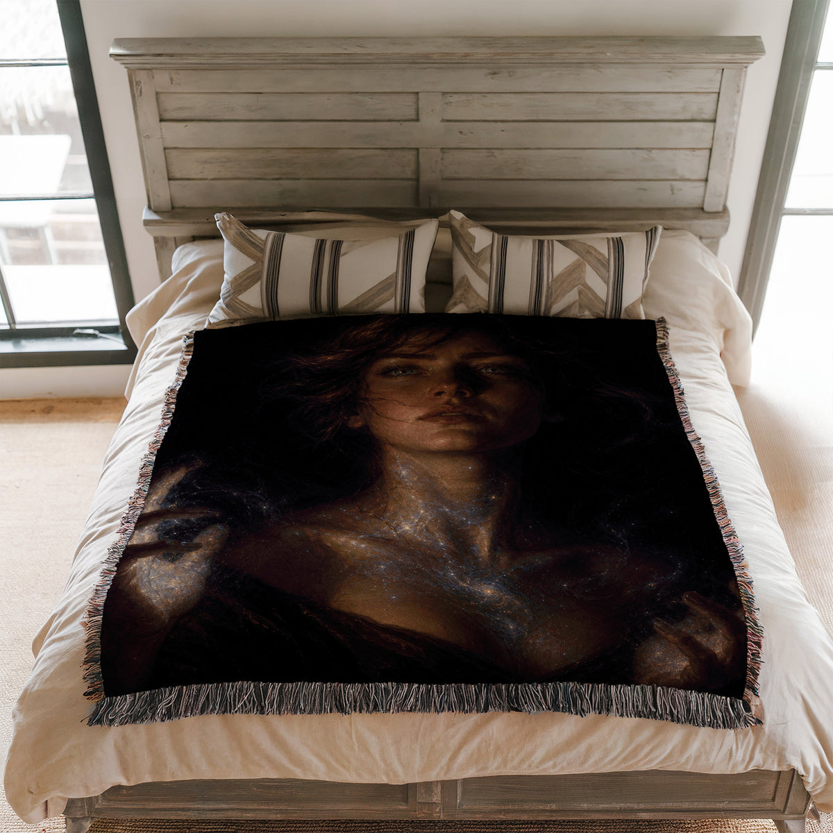 Cosmic Woven Throw Blanket