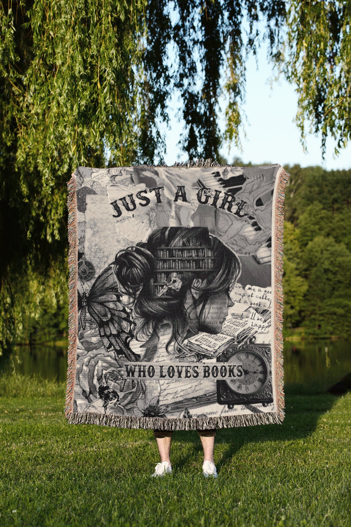 Bookish Throw Blanket