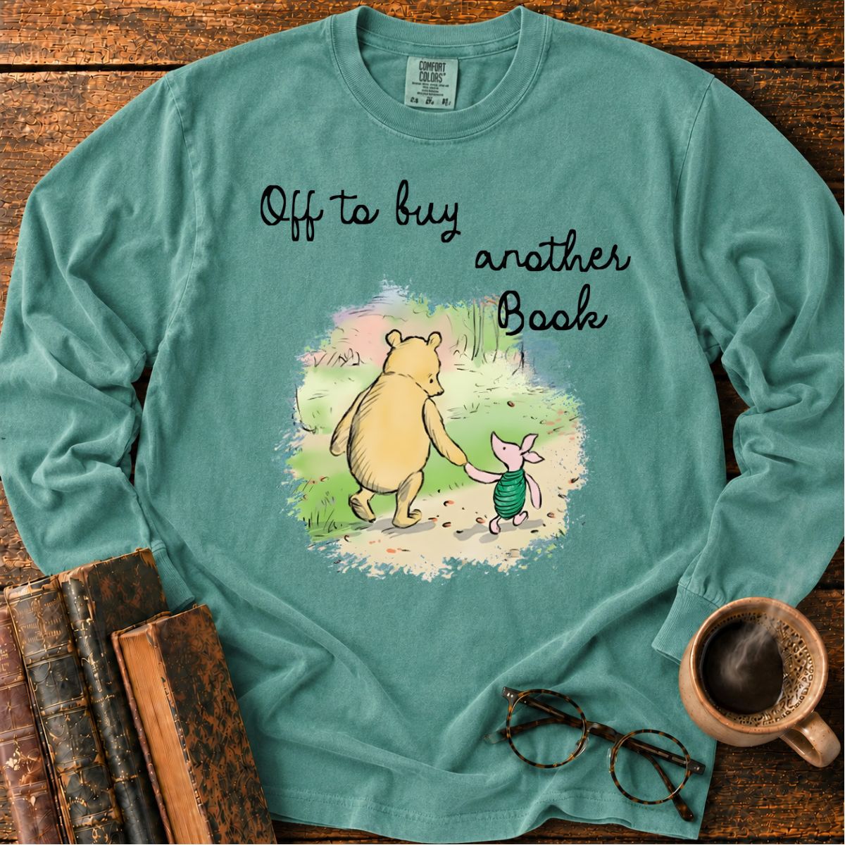 Off To Buy Another Book LS T-Shirt