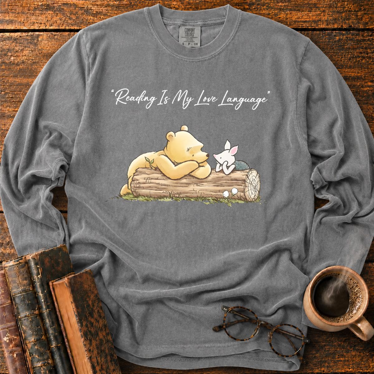 Reading Is My Love Language LS T-Shirt