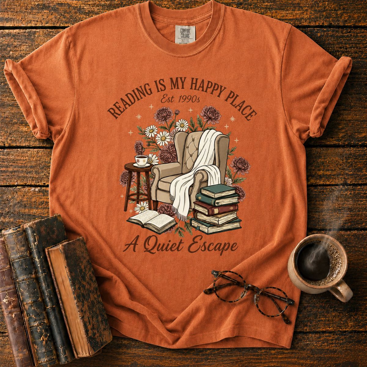 Reading Is My Happy Place T-Shirt
