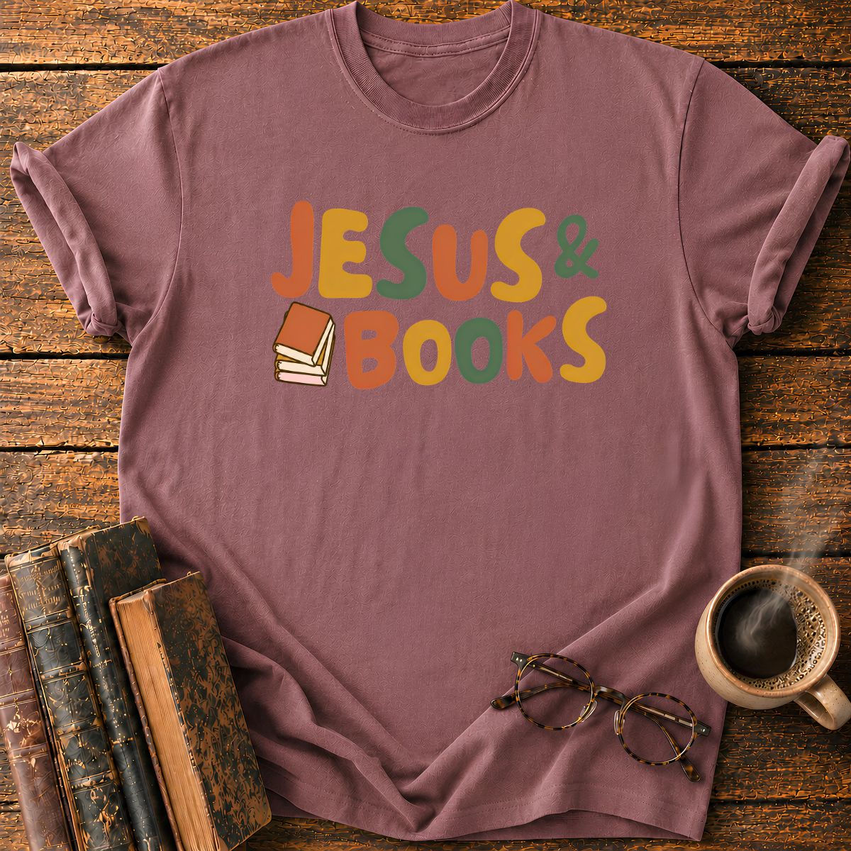Jesus & Books T-Shirt