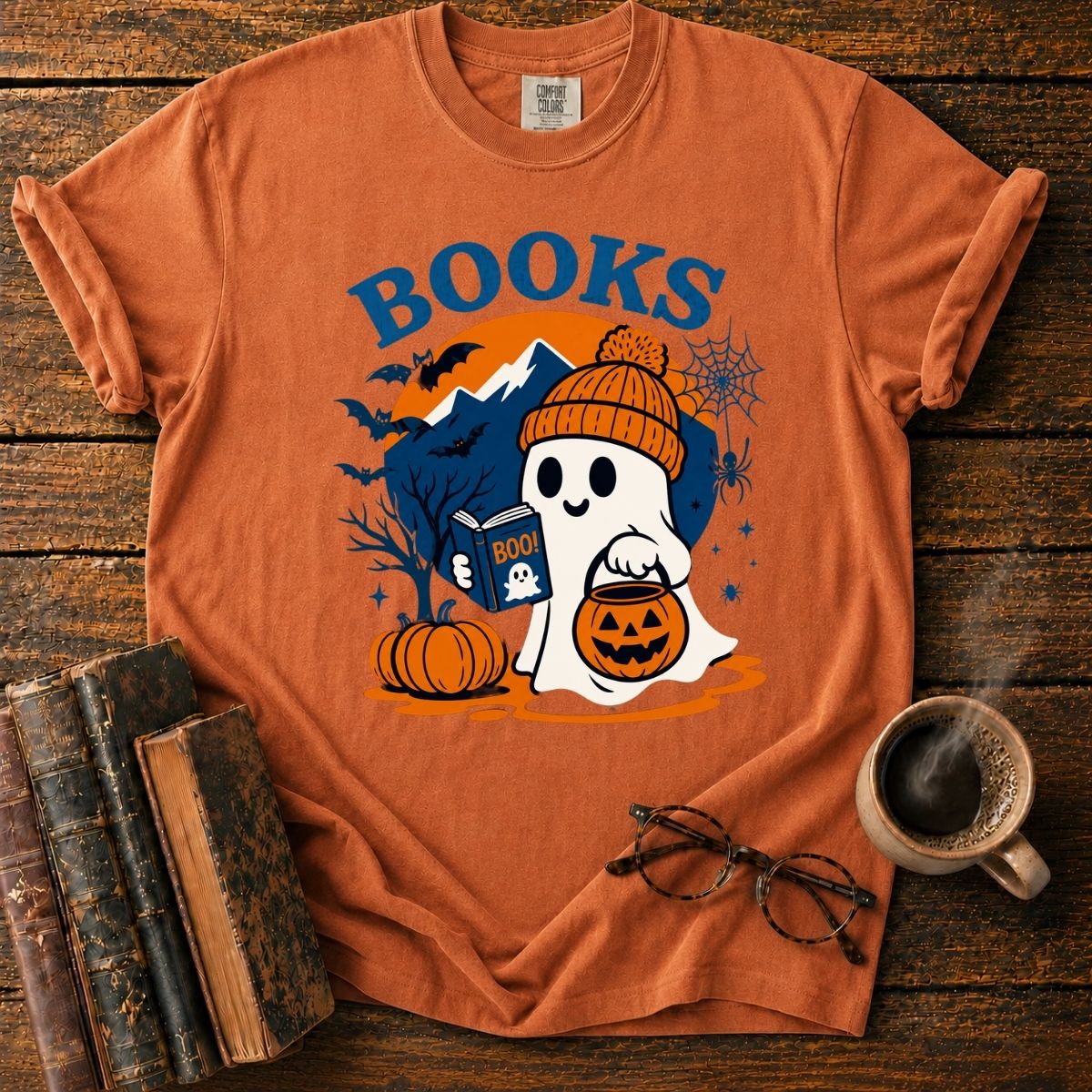 Spooky Books and Ghostly Tales T-Shirt