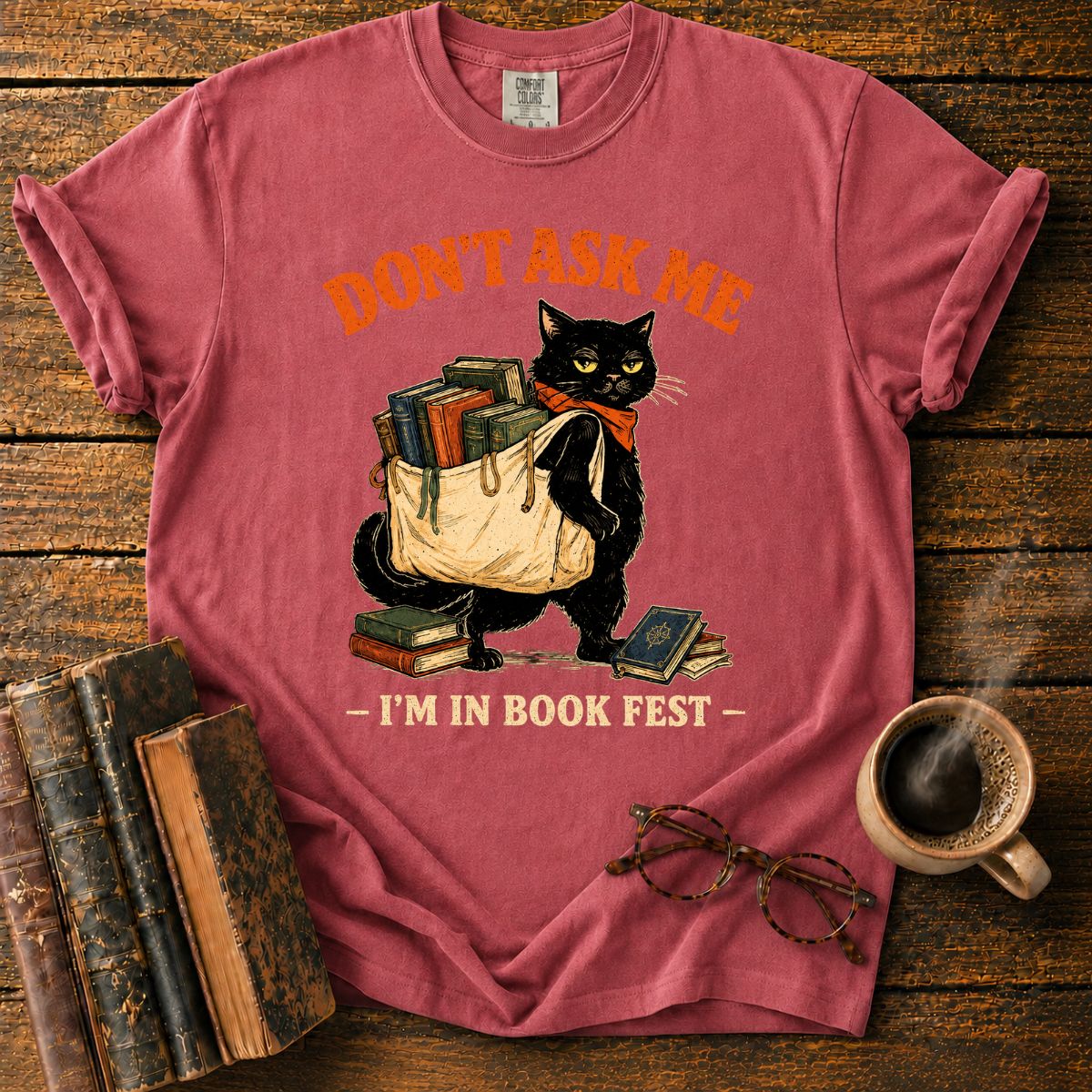 Black Cat Book Fest T-Shirt