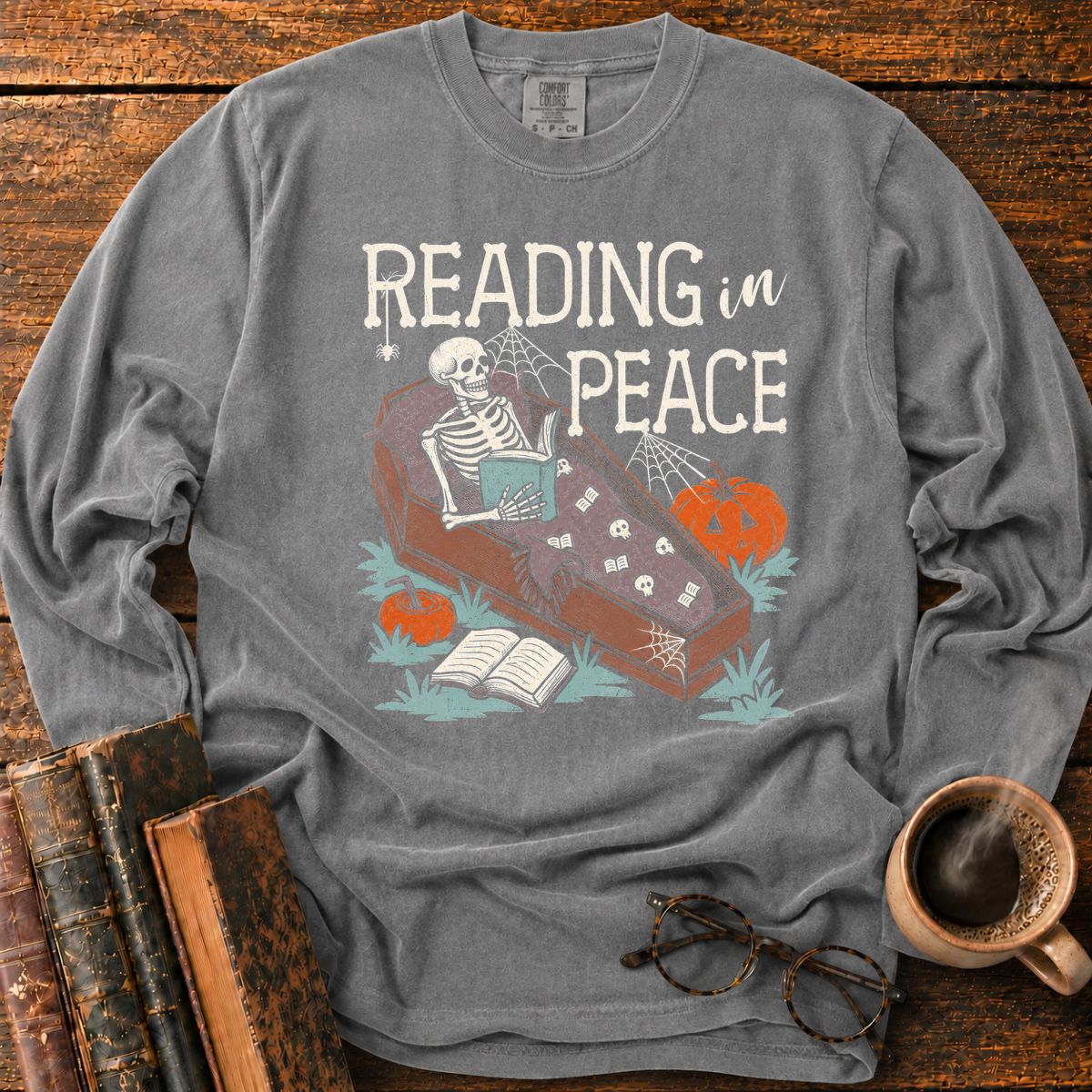 Reading In Peace LS T-Shirt