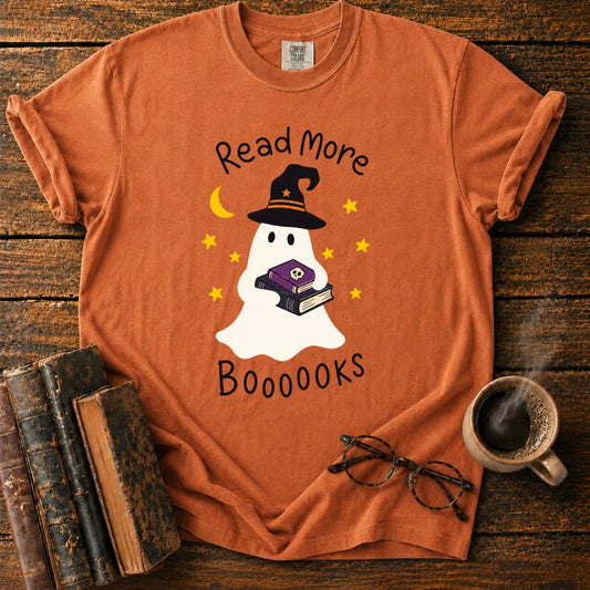 Cute Halloween Ghosts and Books T-Shirt