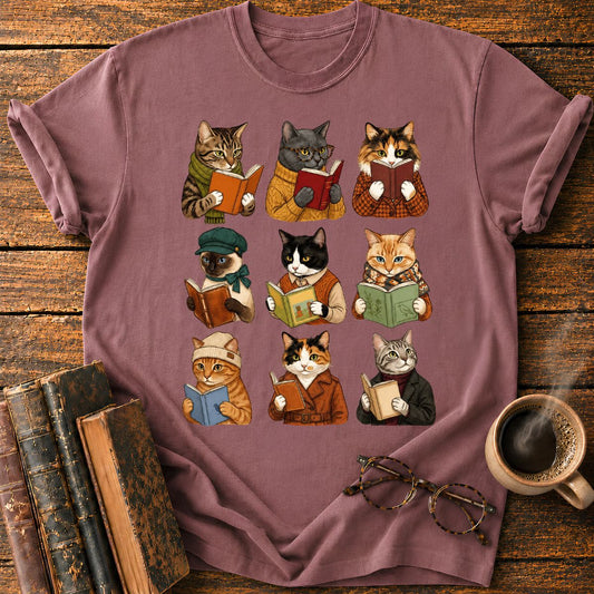 Cats & Books T-Shirt