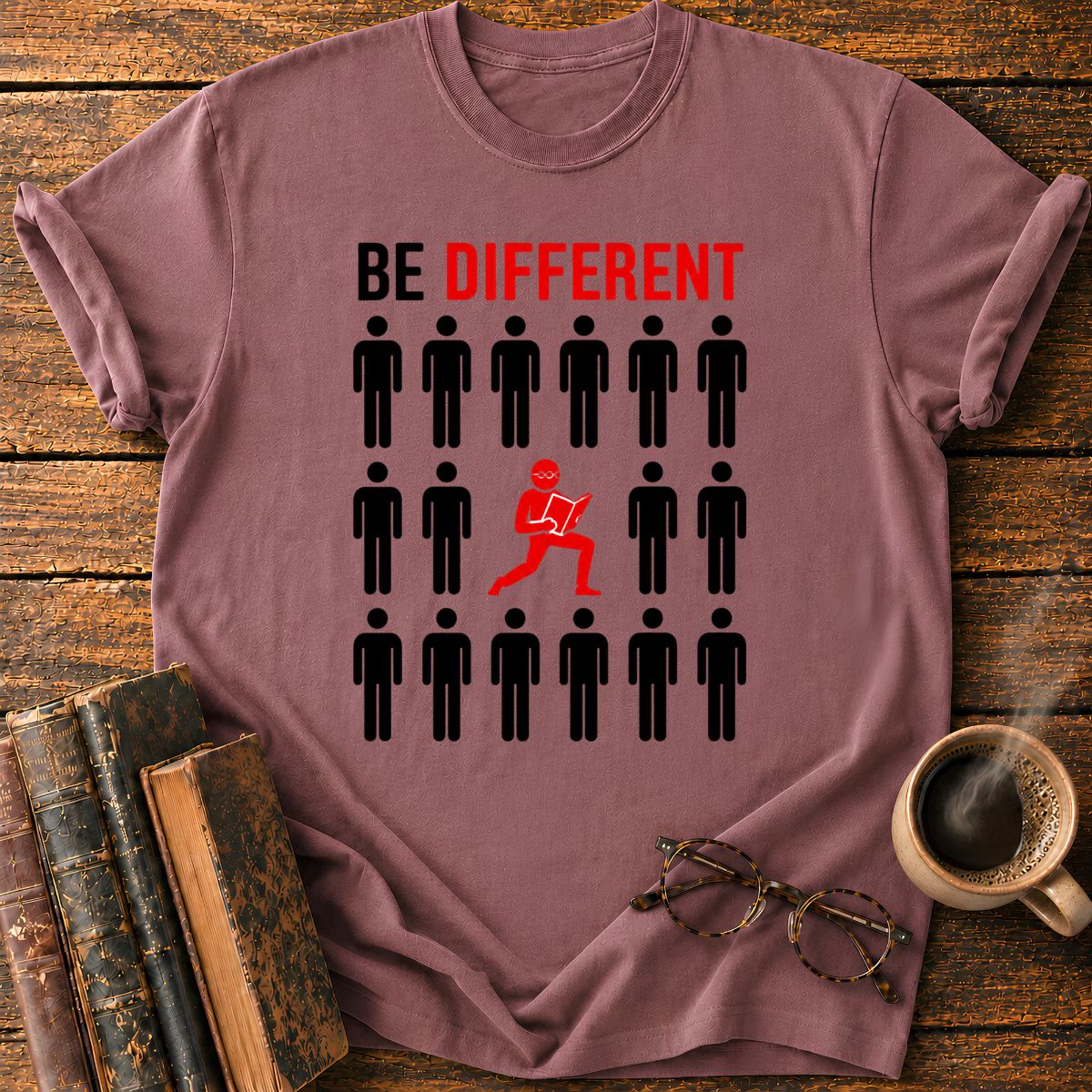 Be Different Standout Reader T-Shirt