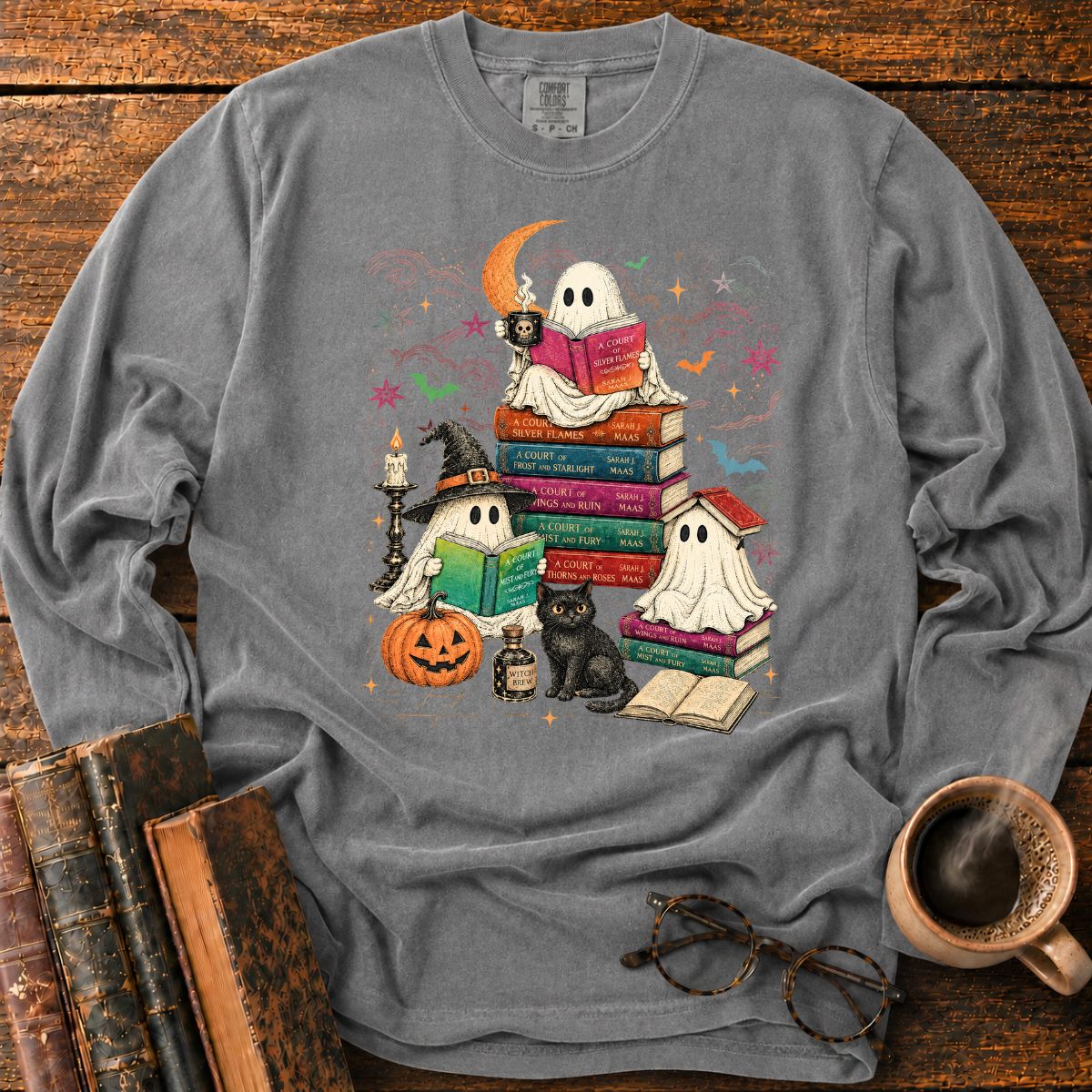 Ghost Readers LS T-Shirt