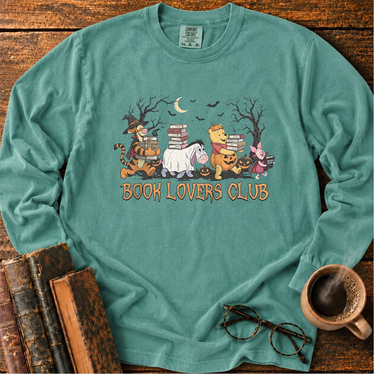 Halloween Book Lovers Club LS T-Shirt