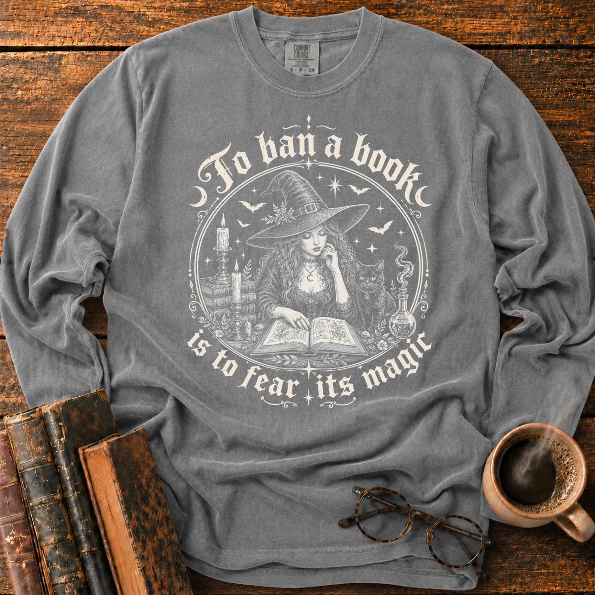 To Ban a Book_ Witch’s Magic LS T-Shirt