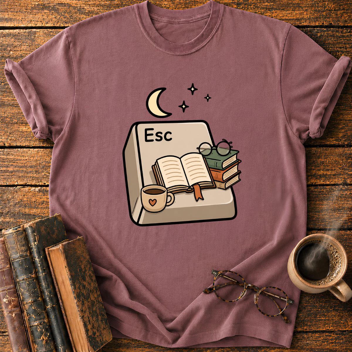Cozy Escape Into Reading T-Shirt