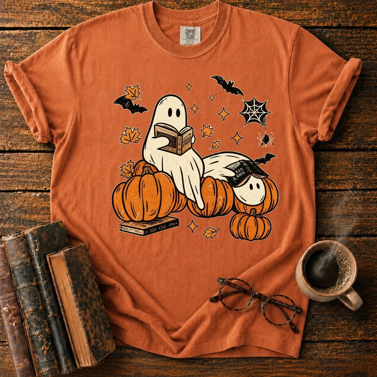 Ghosts, Pumpkins, and Spooky Stories T-Shirt