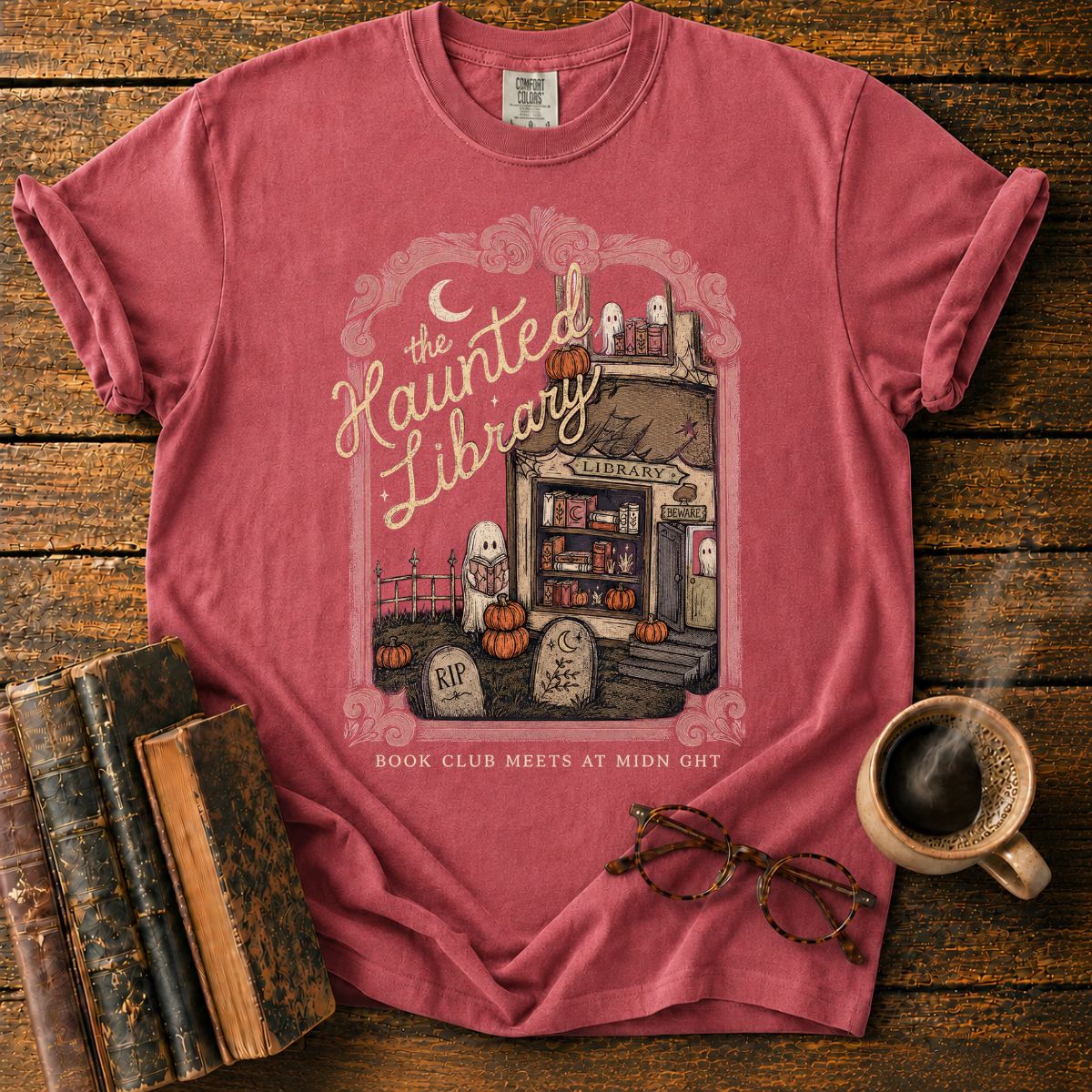 The Haunted Library T-Shirt