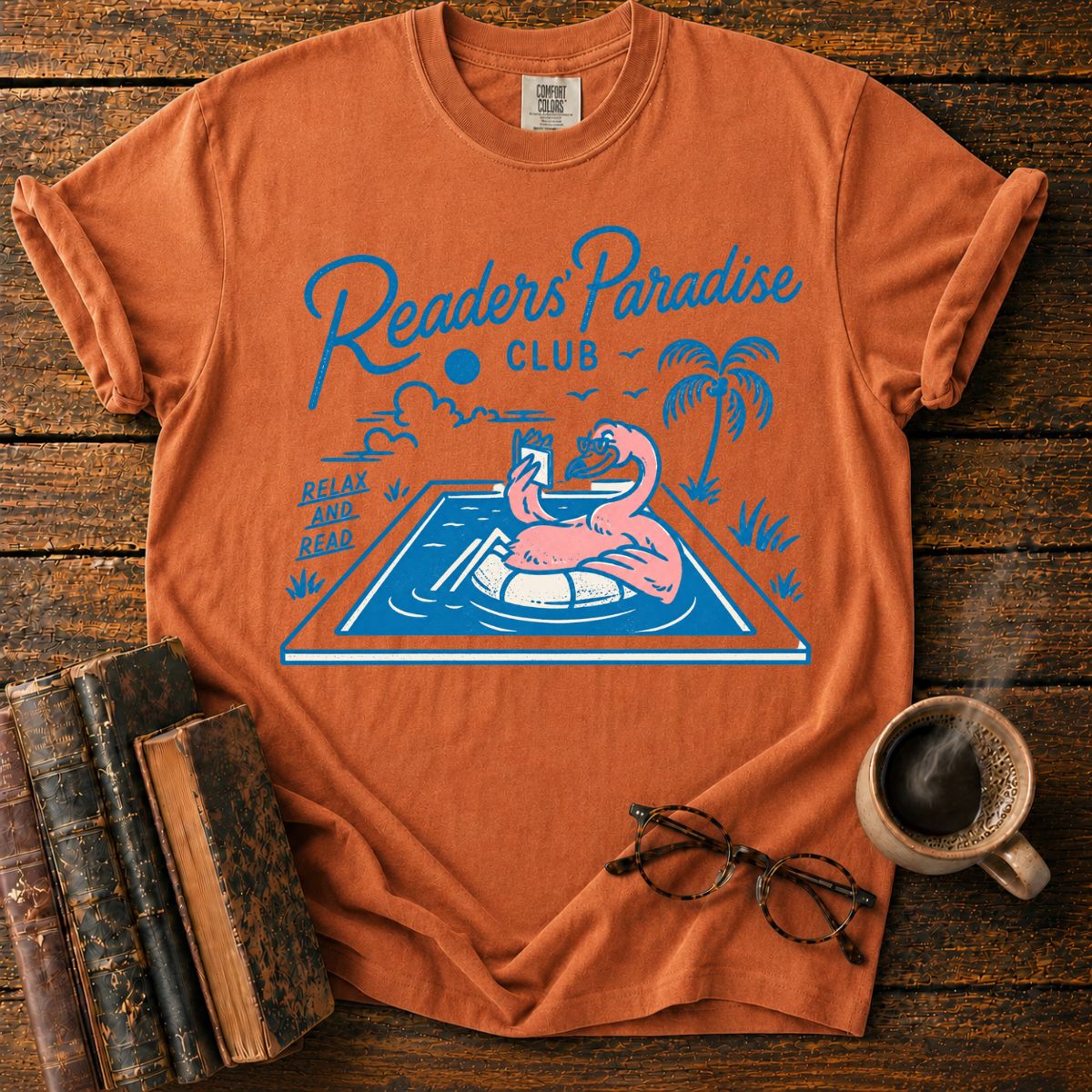 Readers Paradise Club Flamingo T-Shirt