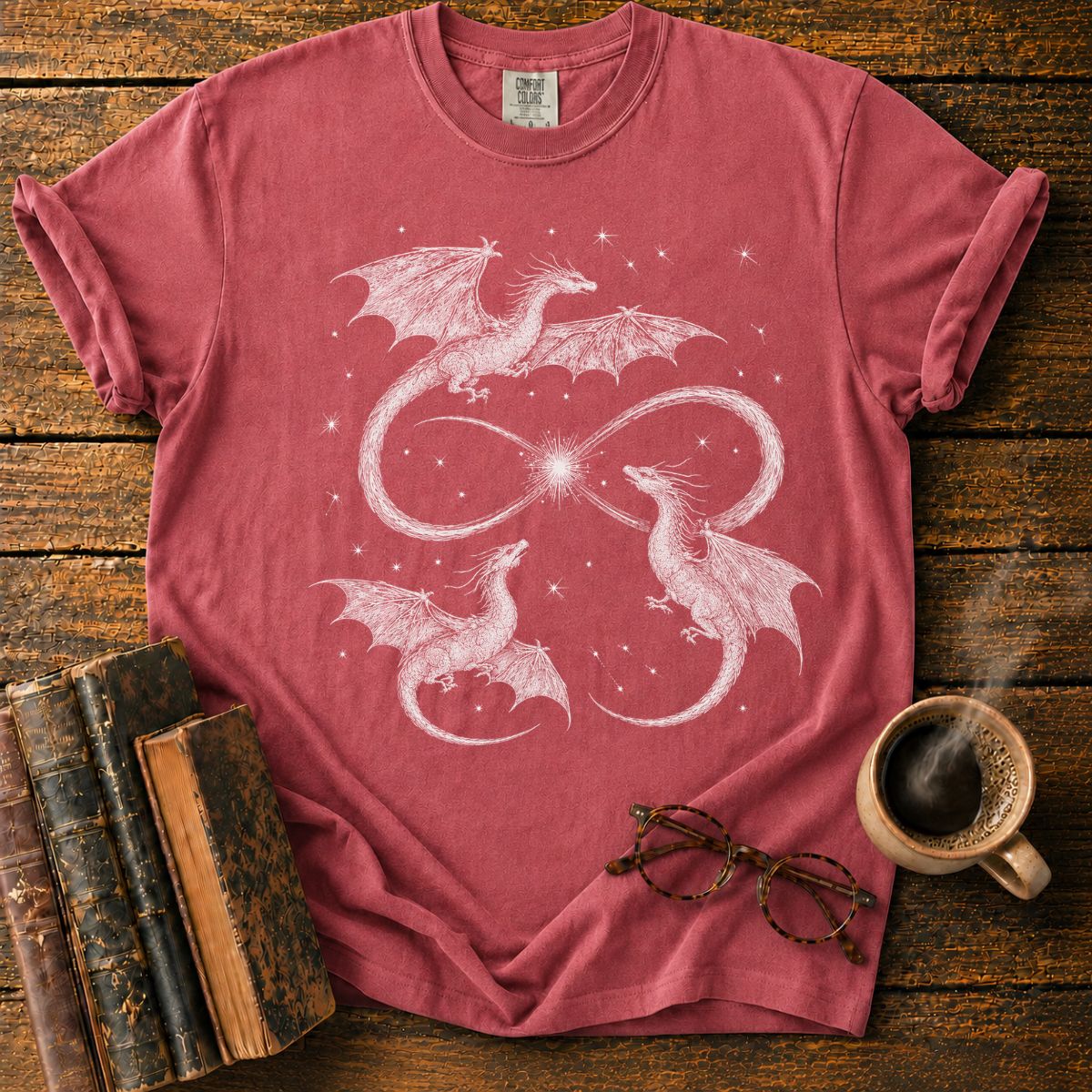 Cosmic Dragons Around Infinity T-Shirt