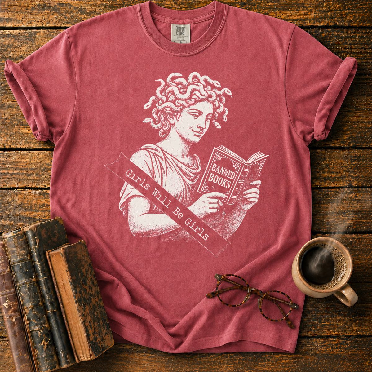 Marble Muse and Banned Books T-Shirt