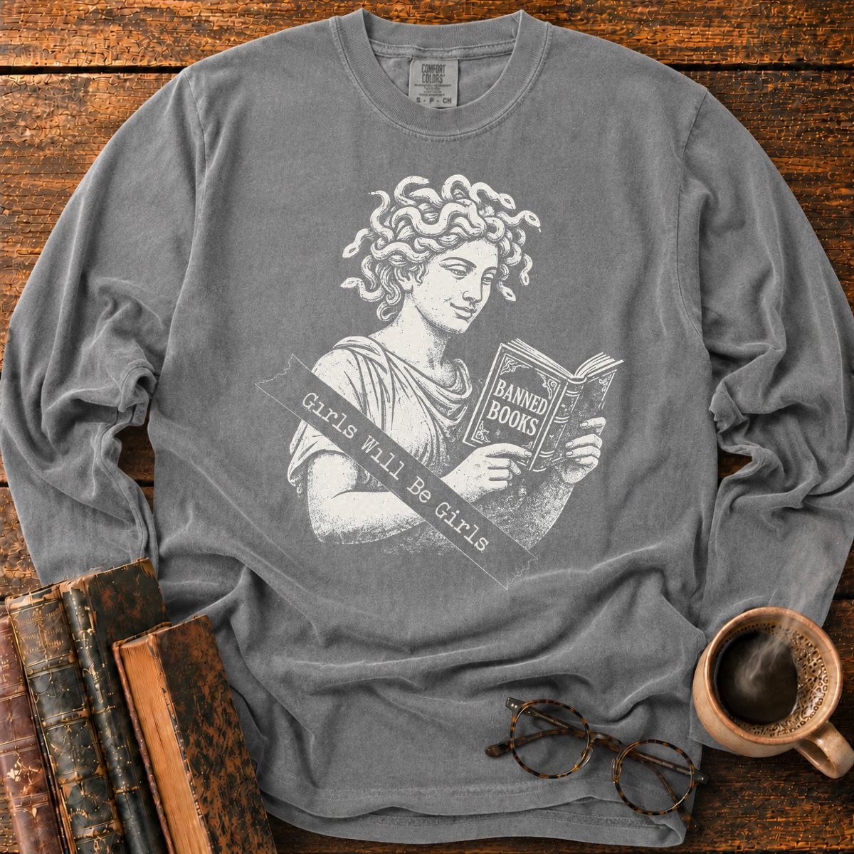 Marble Muse and Banned Books LS T-Shirt
