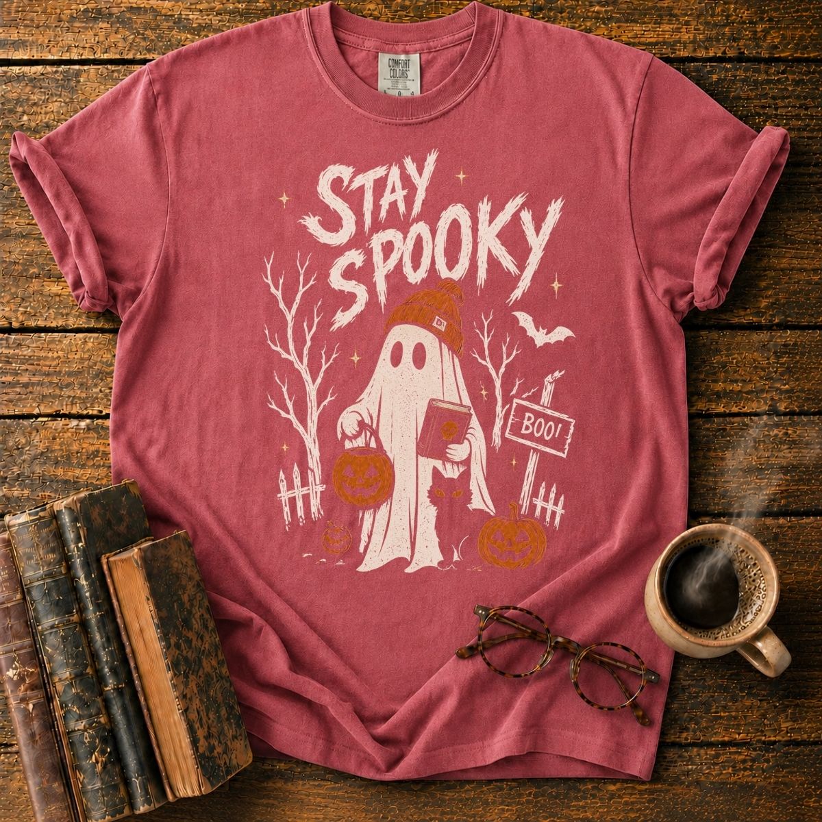 Stay Spooky Ghost Halloween T-Shirt