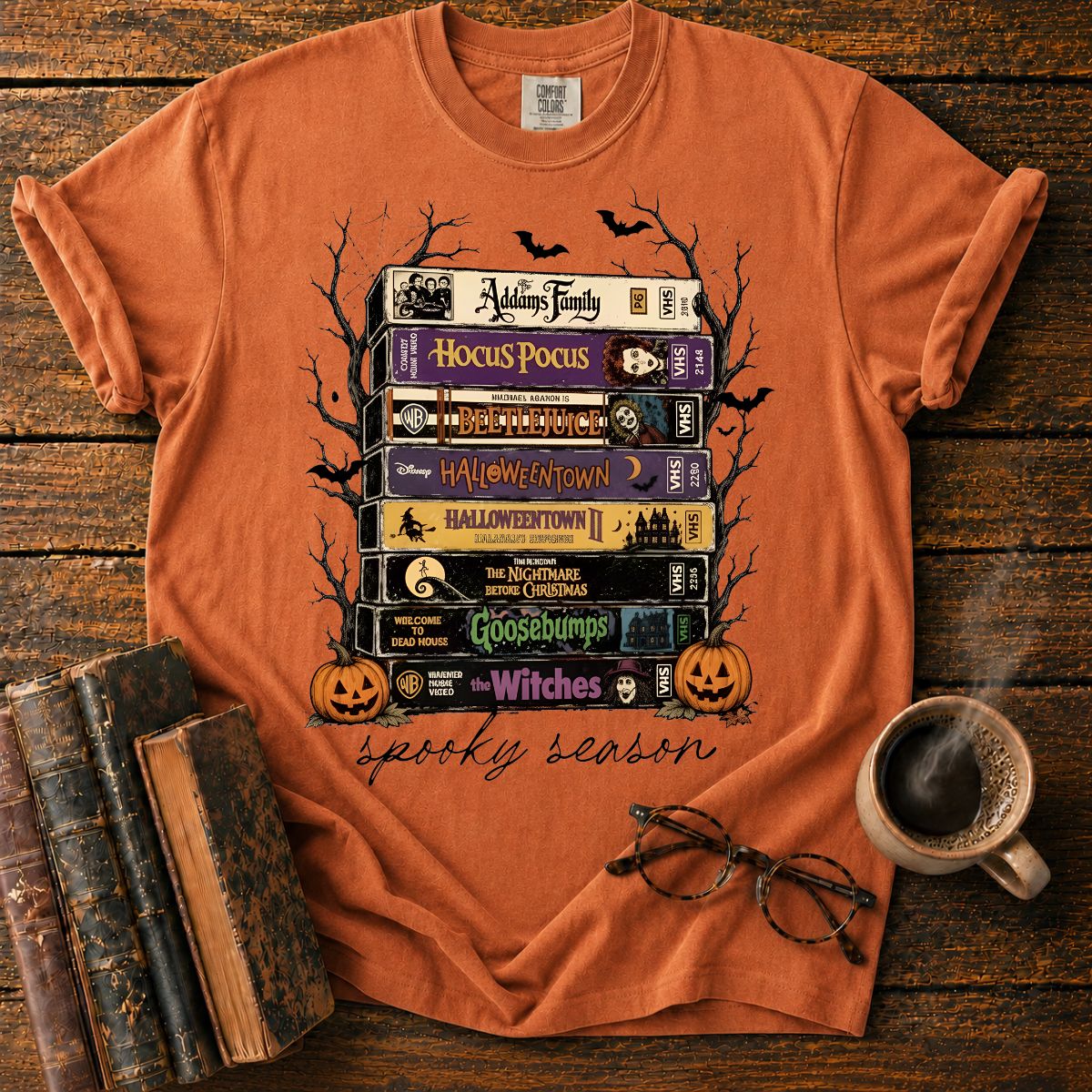 Halloween Books T-Shirt