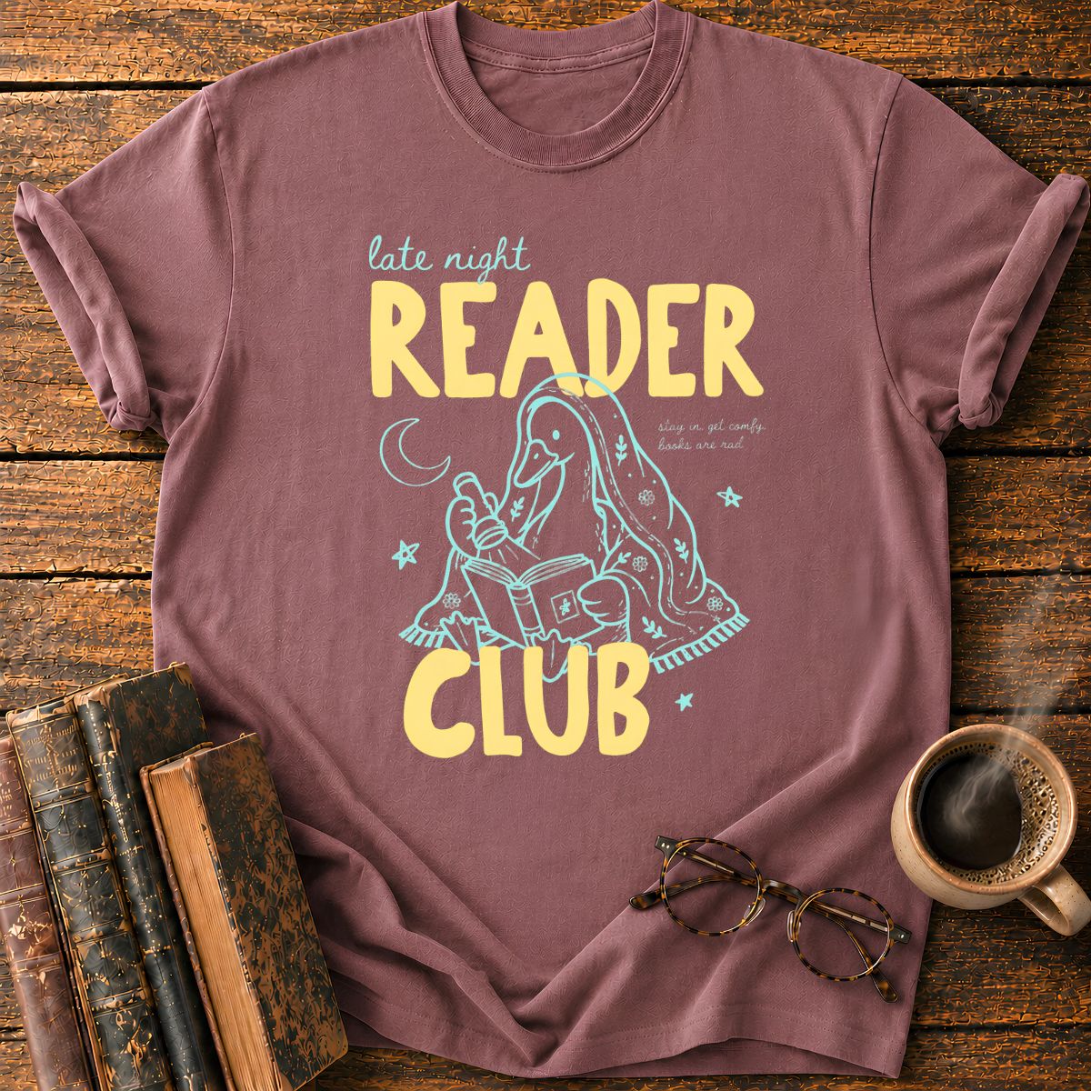 Late Night Reader Club T-Shirt