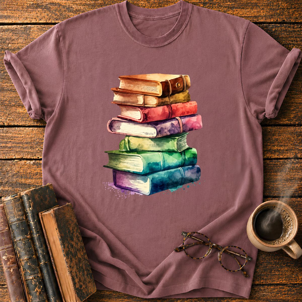 Books Art T-Shirt